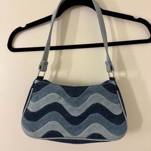 Denim Shoulder Purse